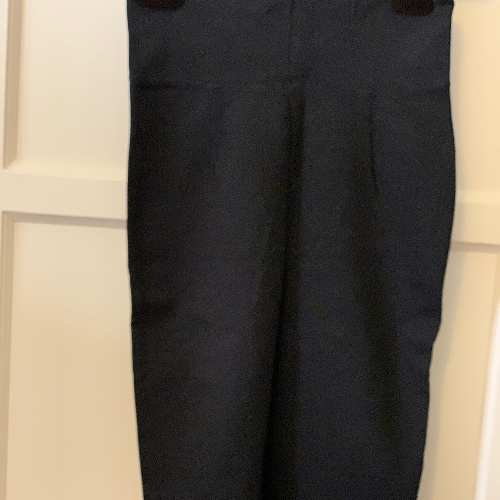 5 Stars Black Pencil Midi Skirt with Back Bottom Mini Slit: Buy 2 for 20